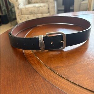 Dickies mens leather belt Sz 38 - 1 1/2” Wide -Black Excellent Condition